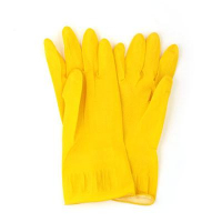 Открыть страницу товара Перчатки резиновые "VETTA" желтые, размер  S