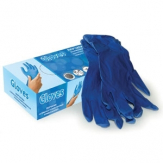 Перчатки резиновые "Gloves", размер XL, синие