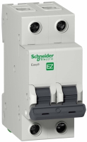 Открыть страницу товара Автоматический выключатель Schneider Electric Easy9 2P 16 А тип С 4.5 kA