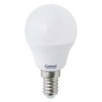 Открыть страницу товара Лампа светодиодная General G45F 7 Вт. E14 4500К