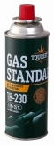 Открыть страницу товара Газ в баллоне цанговый STANDARD (TB-230) для портативных приборов Tourist