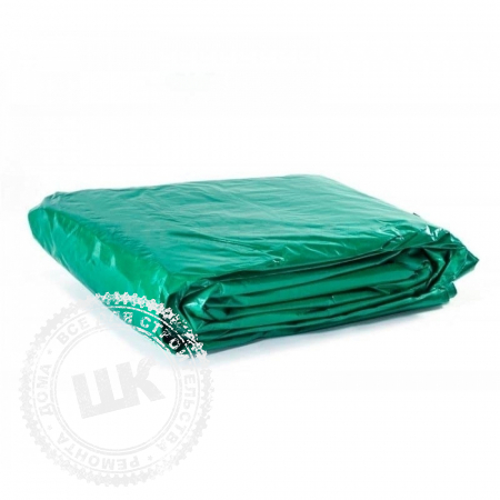 Тент из полиэтиленовой ткани 120 г/м² 6*6м зеленый