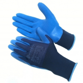 Нейлоновые перчатки со штампованным латексным покрытием Gward Rocks XL