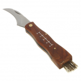 Нож грибника 21 см. нержавеющая сталь, дерево  "INBLOOM" (186-031)
