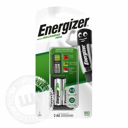 Зарядное устройство Energizer reharget Mini 2AA 2000mAh