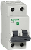 Открыть страницу товара Автоматический выключатель Schneider Electric Easy9 2P 63 А тип С 4.5 kA