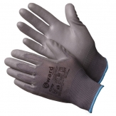 Перчатки нейлоновые с полиуретановым обливом Gward Gray XL