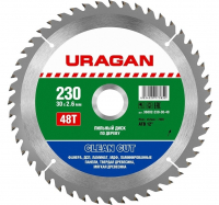Открыть страницу товара Диск пильный URAGAN Clean cut 230*30 мм. 48Т
