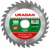 Диск пильный "URAGAN" Optimal cut 180*30 мм. 30Т
