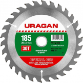 Диск пильный "URAGAN" Optimal cut 185*20 мм. 30Т