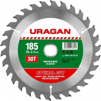 Открыть страницу товара Диск пильный URAGAN Optimal cut 185*20 мм. 30Т