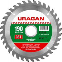 Открыть страницу товара Диск пильный URAGAN Optimal cut 190*30 мм. 36Т