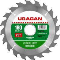 Открыть страницу товара Диск пильный URAGAN Speed cut 180*30 мм. 20Т