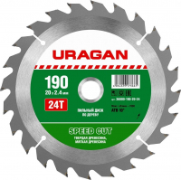 Открыть страницу товара Диск пильный URAGAN Speed cut 190*20 мм. 24Т