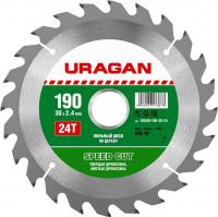 Открыть страницу товара Диск пильный URAGAN Speed cut 190*30 мм. 24Т