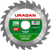 Диск пильный "URAGAN" Speed cut 200*32 мм. 24Т