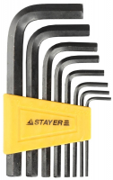 Открыть страницу товара Набор шестигранников Stayer 8 предметов 2-10 мм.