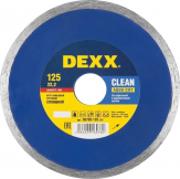 Диск алмазный DEXX сплошной Clean Aqua Cut 125 мм.