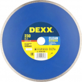 Диск алмазный DEXX сплошной Clean Aqua Cut 230 мм.