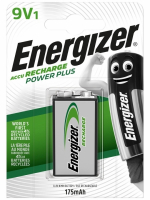 Открыть страницу товара Батарейка аккумуляторная Energizer Power Plus Крона NH22/9V BP1 (1 шт.)