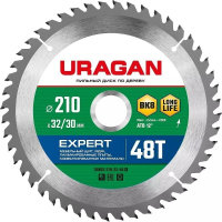 Открыть страницу товара Диск пильный URAGAN Expert 210*32/30 мм. 48Т