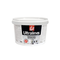 Открыть страницу товара Краска Ultralines ВД-АК интерьерная для стен и потолков, белая  1.5 кг.