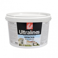 Открыть страницу товара Краска Ultralines ВД-АК фасадная белая  5 кг.