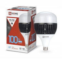 Лампа светодиодная IN HOME LED-HP-PRO 100 Вт E27/Е40 6500K