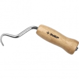 Открыть страницу товара Крючок для вязания арматуры ЗУБР с деревянной рукояткой 180 мм.