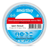 Открыть страницу товара Изолента Smartbuy SBE-IT-15-20-w ПВХ 15 мм.*20 м. белая