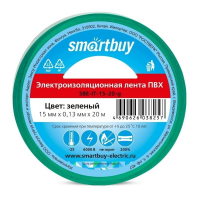 Открыть страницу товара Изолента Smartbuy SBE-IT-15-20-g ПВХ 15 мм.*20 м. зеленая