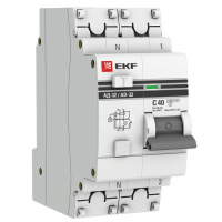 Открыть страницу товара Автоматический выключатель дифференциального тока EKF PROxima 2Р 40 А. 30 мА
