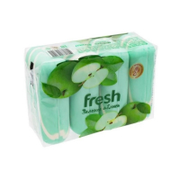 Открыть страницу товара Мыло туалетное Fresh Зеленое яблоко 4*75 гр.