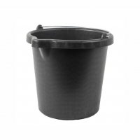 Ведро строительное пластиковое с носиком 16 л. черное