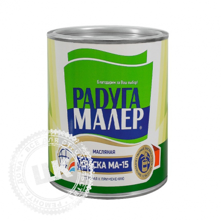 Краска РадугаMaler МА-15 0.9 кг. сурик железный