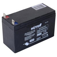 Открыть страницу товара Аккумуляторная батарея Huter для электрогенераторов 12 В. 7 Ач.