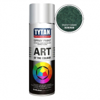 Открыть страницу товара Аэрозольная краска TYTAN по ржавчине с молотковым эффектом 400 мл. зеленая