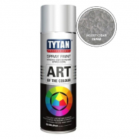 Открыть страницу товара Аэрозольная краска TYTAN по ржавчине с молотковым эффектом 400 мл. серебряная