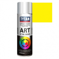Аэрозольная краска TYTAN флуоресцентная 400 мл. желтая