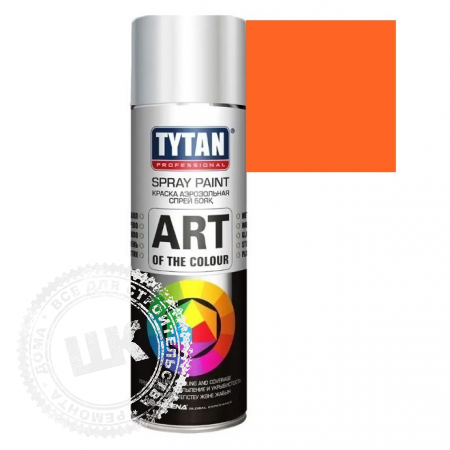 Краска аэрозоль TYTAN флуоресцентная 400мл оранж.