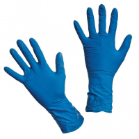 Перчатки латексные CEREBRUM L синие