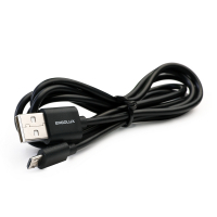 Кабель USB-microUSB ERGOLUX ELX-CDC01-C02 3A 1.2 м. черный