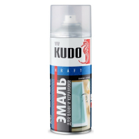Аэрозольная краска KUDO KU-1301 для ванн и керамики белая 520 мл.