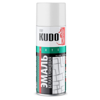 Открыть страницу товара Аэрозольная краска KUDO KU-1001 белая глянец RAL9003 520 мл.