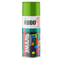 Открыть страницу товара Аэрозольная краска KUDO KU-10088 салатовая RAL6018 520 мл.