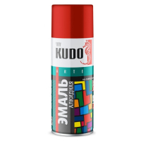 Аэрозольная краска KUDO KU-1003 красная RAL3020 520 мл.