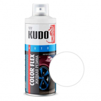 Краска резиновая KUDO COLOR FLEX KU-5501 белая 520 мл.