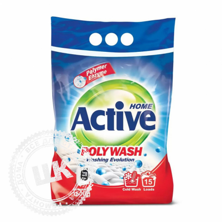 Порошок стиральный Active Poly Wash автомат 1.5 кг