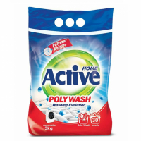 Порошок стиральный Active Poly Wash автомат 3 кг.