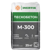 Цементно-песчаная смесь INERTIK М300 25 кг.